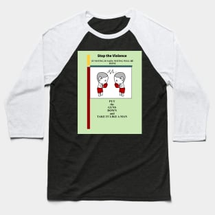 Stop The Violence Baseball T-Shirt